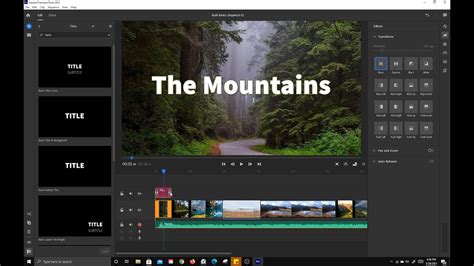 Basic Video Editing In Adobe Rush Youtube