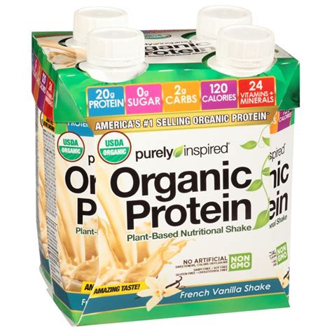 Purely Inspired Organic Protein Shakes French Vanilla Shake Source