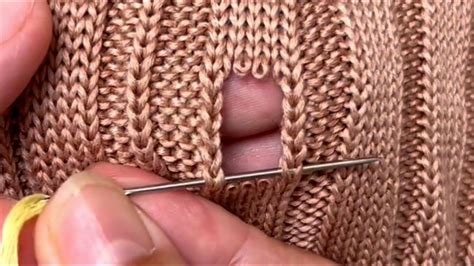 Amazing Way To Repair A Hole In A Knitted SweaterBeginner S Tutorial