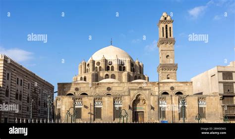 Exterior Of Muhammad Bey Abu Al Dhahab Mosque Cairo Egypt Stock Photo