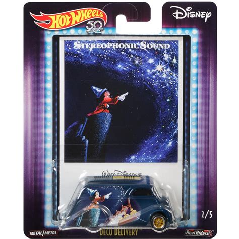 Hot Wheels Premium 1 64 Escala de Disney Fantasia de fundición de la Entrega del Vehículo