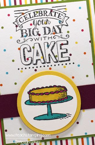 Paper Craft Idea: Making a Handmade Birthday Card - I Teach Stamping