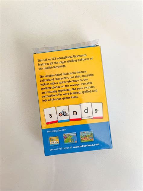Letterland Letter Sound Cards Hobbies And Toys Books And Magazines