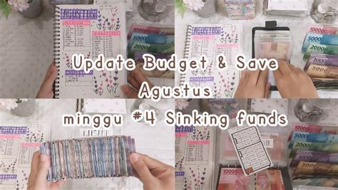 Update Budget Save Agustus Minggu Sinking Funds Youtube