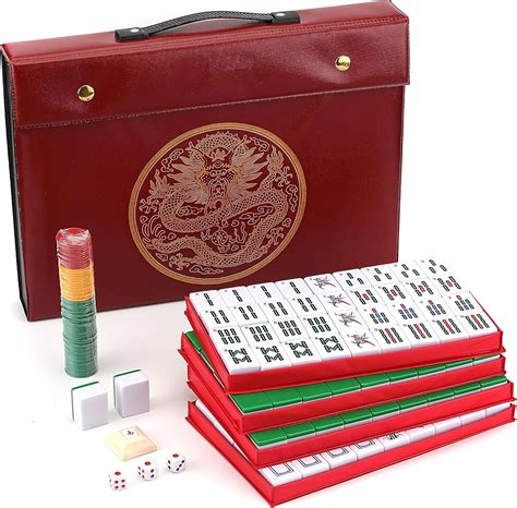 Mose Cafolo Chinese Mahjong Set XL 144 Azulejos Numerados De 1 5