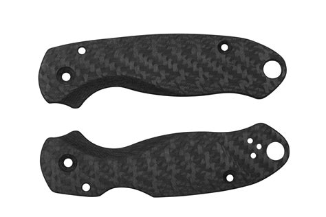 Flytanium Spyderco Para 3 Scales Lotus Carbonfiber Advantageously