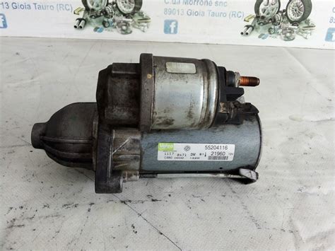 MOTORINO AVVIAMENTO PER FIAT GRANDE PUNTO 2005 2018 1 3MTJ 55204116