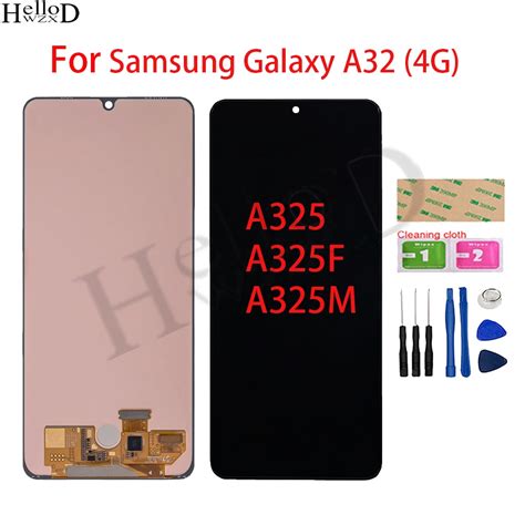 A32 Lcd Screen For Samsung Galaxy A32 4g A325 A325f A325m Lcd Display Touch Screen Digitizer