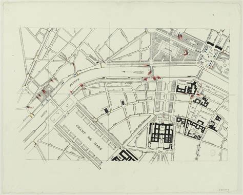 Feuille N°4 Révolution De Paris 1830 Plan Figuratif Des