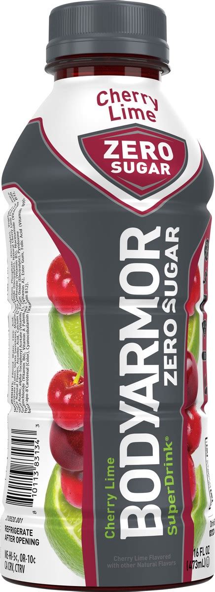 Bodyarmor Zero Sugar Cherry Lime Bottle 16 Fl Oz 16 Fl Oz Shipt