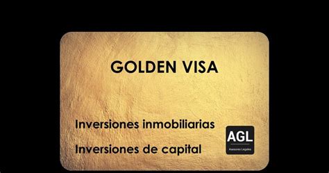 QUÉ ES LA GOLDEN VISA AGL Asesoría García López