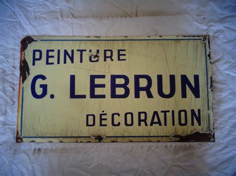 Peinture Lebrun Decoration Emaille Plaat 1 Emaille Catawiki