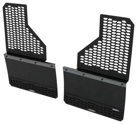 2022 Ram 3500 Mud Skins Dually Mud Flaps Hex Shield Carbon Black