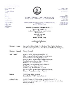 Fillable Online DBHDS Process For Licensing Virginia Department Of