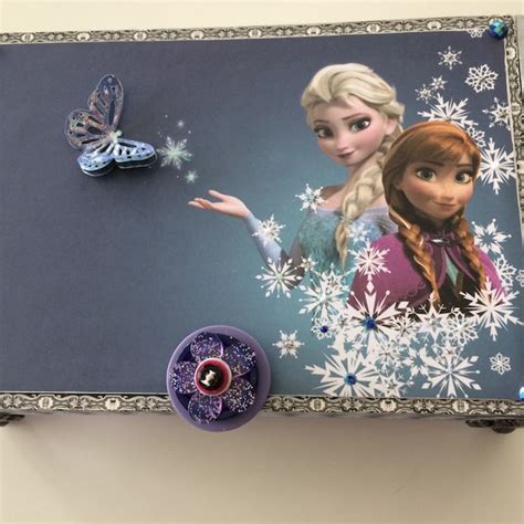 Frozen Jewelry Box Etsy