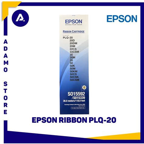 Jual Epson Ribbon Cartridge Pita Tinta PLQ 20 Original Shopee Indonesia