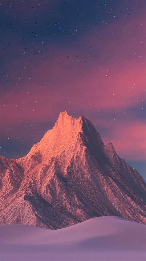 6262b | Snowy, Mountain, 4K Wallpaper PC Desktop