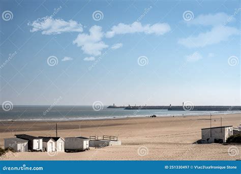 Calais Beach, Northern France Stock Image - Image of landscape, natural ...