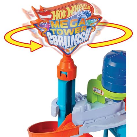 Hot Wheels City Color Shifters automyčka se spirálou KIDS cz