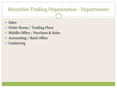Trade Life Cycle 1 Ppt