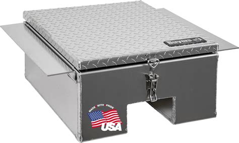 Pitstoptruckparts 24x24x60 Smooth Aluminum Trailer Step Deck Underbody Tool Box