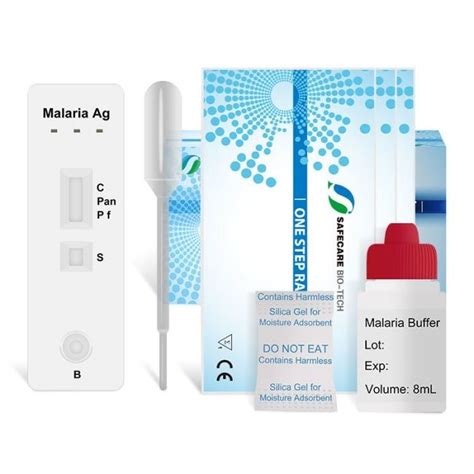 Whole Blood Malaria Rapid Diagnostic Test Kit PF PV Pan Infectious