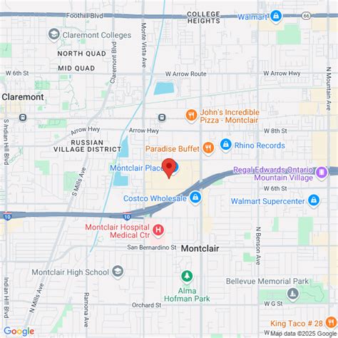Montclair Place Directions