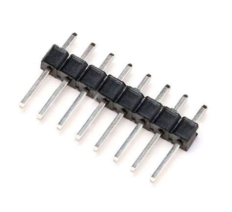 Pin Header 1x8 Pin 2 54mm Pitch Zwart DomoticX