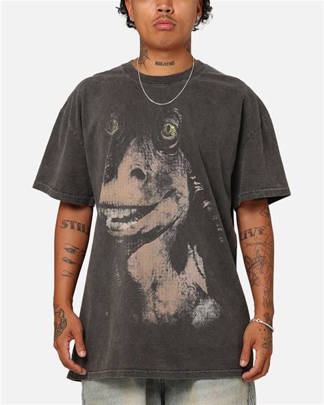 Star Wars Jar Jar Binks Heavyweight T Shirt Black Wash Culture Kings