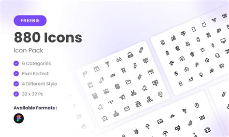 Icon Pack Free Icons Set Figma