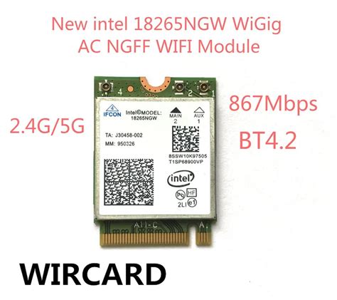 Tri Band Wireless Ac 2 4g 5g Bt 4 2 For Intel 18265ngw Wifi Module