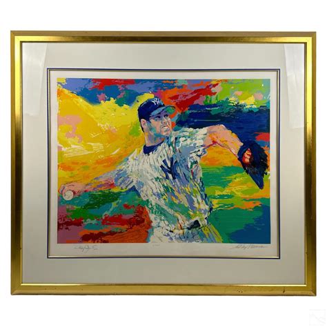 Sold At Auction Leroy Neimann Leroy Neiman Rocket Roger Clemens