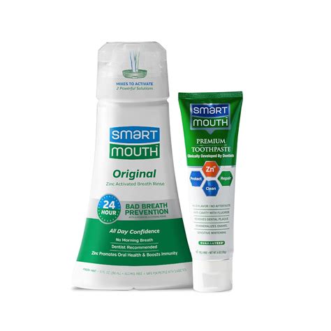 Smartmouth Original Activated Mouthwash And Premium Zinc Ion