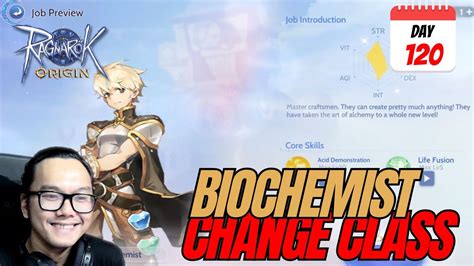 LIVE Ragnarok Origin Global Day 120 Change To Biochemist YouTube