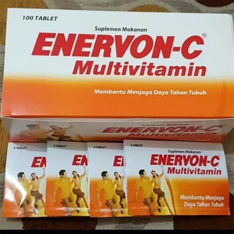 Jual Vitamin C Enervon C Enervon Active Tablet Isi Shopee Indonesia