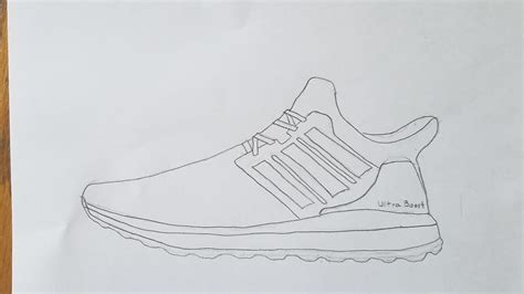 Adidas Shoes Sketch at PaintingValley.com | Explore collection of ...