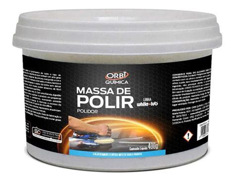 Kit Massa Para Polir N Tira Riscos Da Brilho Tira Manchas