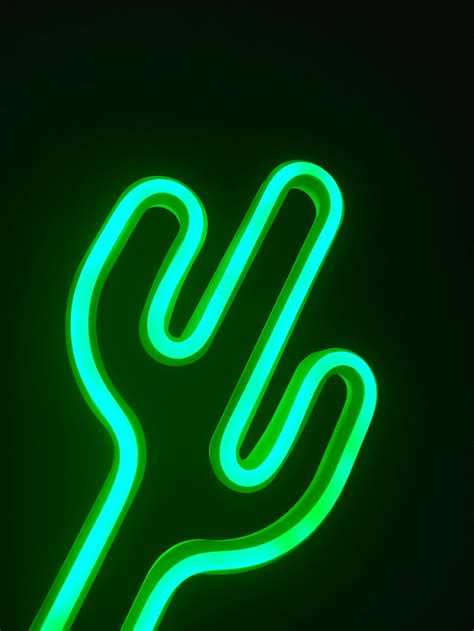 Green Neon Lights Wallpaper