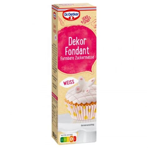 Dr Oetker Dekor Fondant Weiß 100g Lebensmittel Versand eu Lebensm