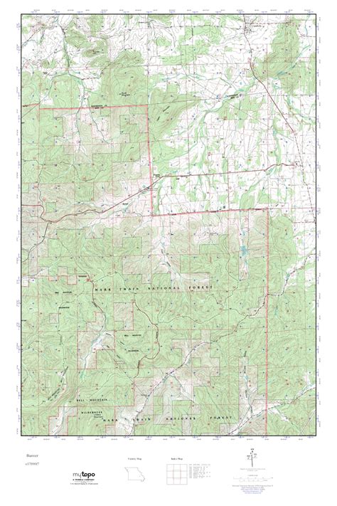 Mytopo Banner Missouri Usgs Quad Topo Map