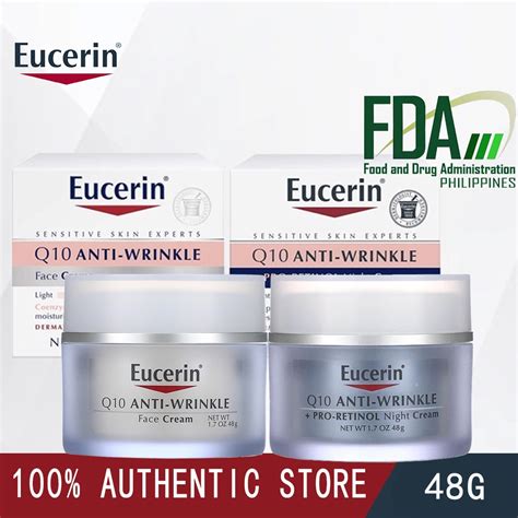 Eucerin Q10 Anti Wrinkle Face Cream And Anti Wrinkle Pro Retinol