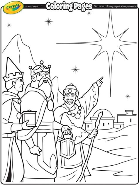 Three Kings Coloring Pages