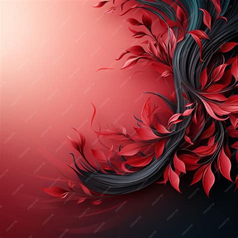 Premium Ai Image Red Backround
