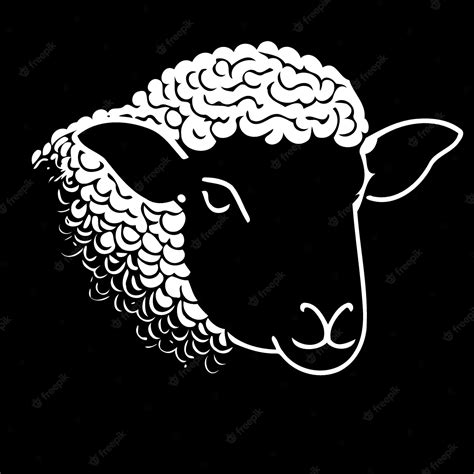 Premium Vector | Animal mammal sheep head