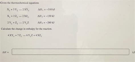 Solved Given the thermochemical equations | Chegg.com 