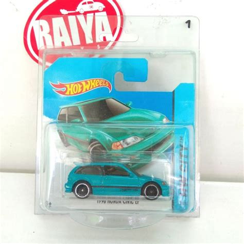 Jual Hot Wheels Honda Civic Ef Nova Hijau Tosca Protektor Sort Card Bukan Eg R Wagon S