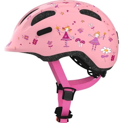 Abus Casque De V Lo Enfant Smiley Rose Princess Rose Cdiscount