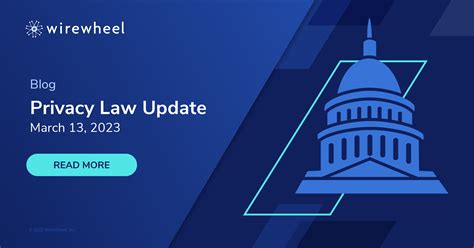 Privacy Law Update March 13 2023 Wirewheel