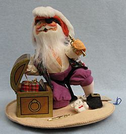 Annalee 10 Santa S Pirate Treasure Excellent Very Good 538698a