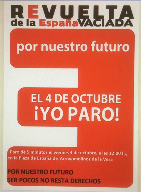 CARTEL REVUELTA DE LA ESPAÑA VACIADA